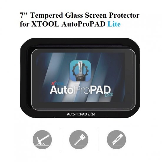 Tempered Glass Screen Protector for XTOOL AutoProPAD LITE - Click Image to Close